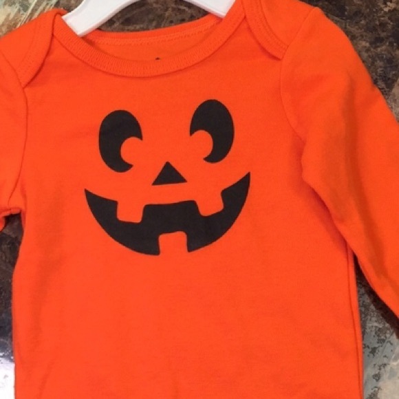 NEW baby pumpkin costume onesie Halloween 3-6 mos. - Picture 12 of 12